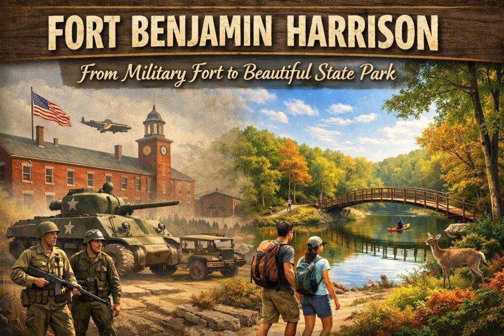 Fort Benjamin Harrison historic military buildings Indiana